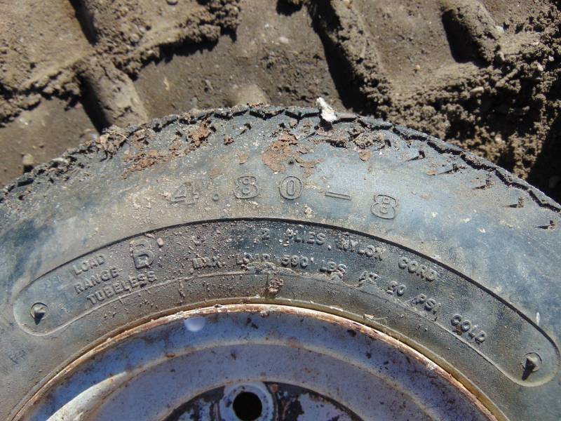 lot 5 image: (2) 4.8 - 8 Tires and Rims