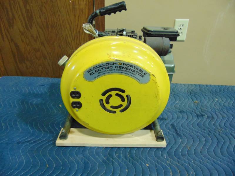lot 39 image: McCulloch Portable Electric Generator