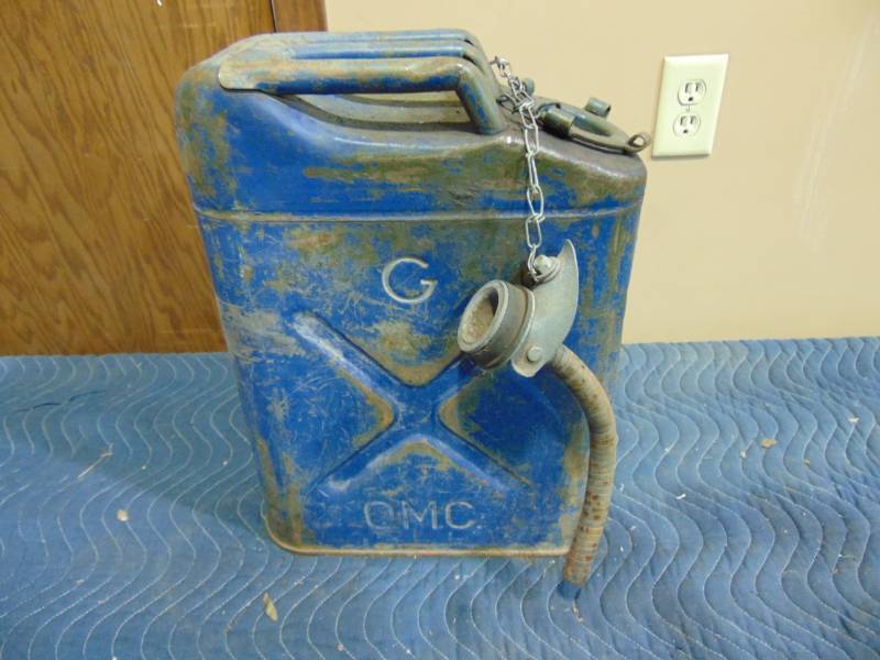 lot 110 image: Large Metal Liquid Dispensing Can