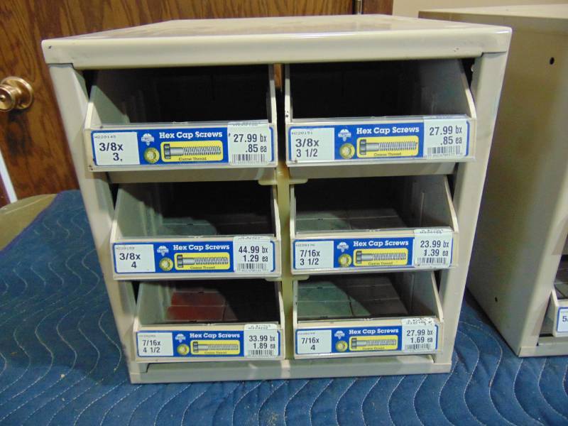 lot 124 image: (2) Parts Bins