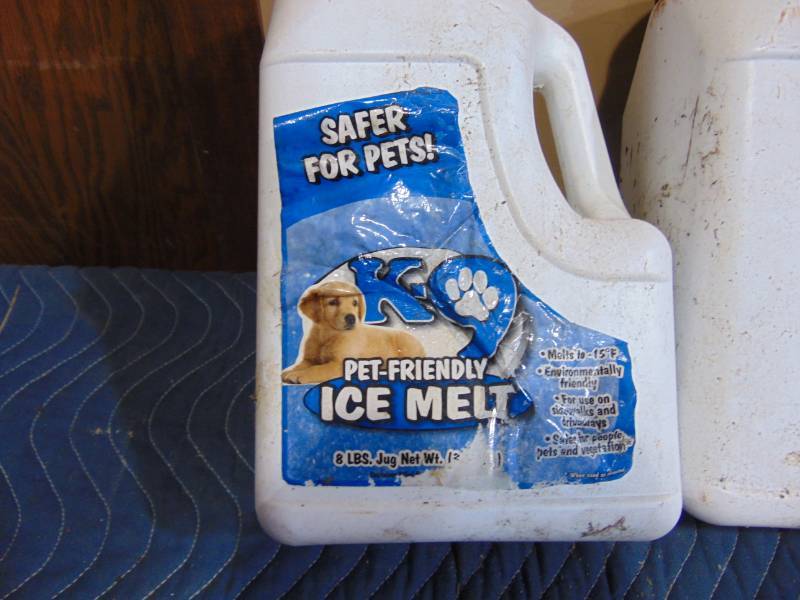 lot 129 image: (2) Jugs of Pet Friendly Ice Melt