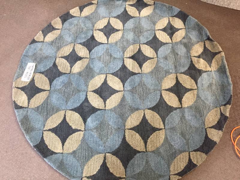 New Decorator Area Rug 100% Wool 5 9 Round