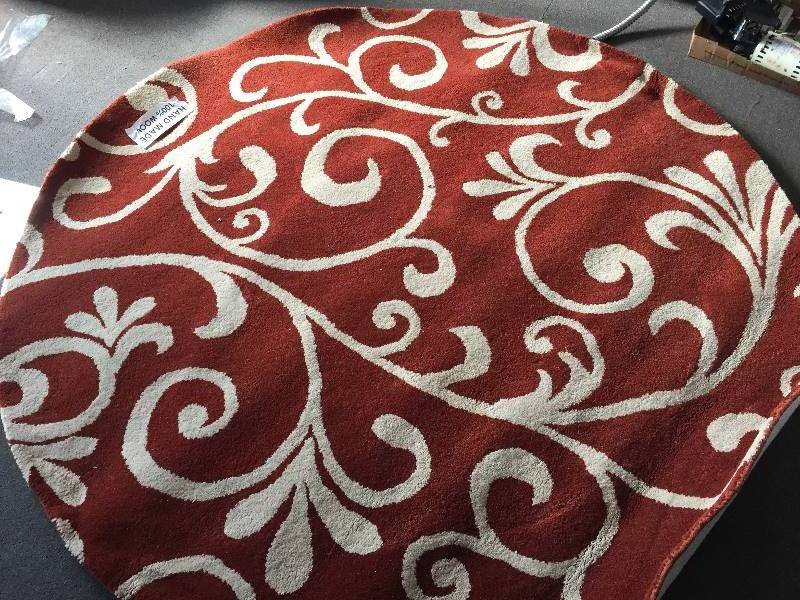 New Decorator Area Rug 100% Wool 5 9 Round