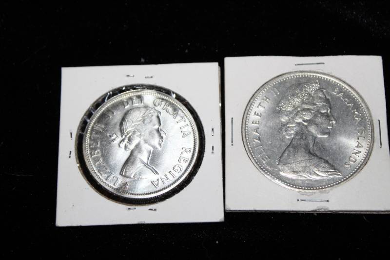 lot 219 image: Lot of (2) Elizabeth Busted Coins