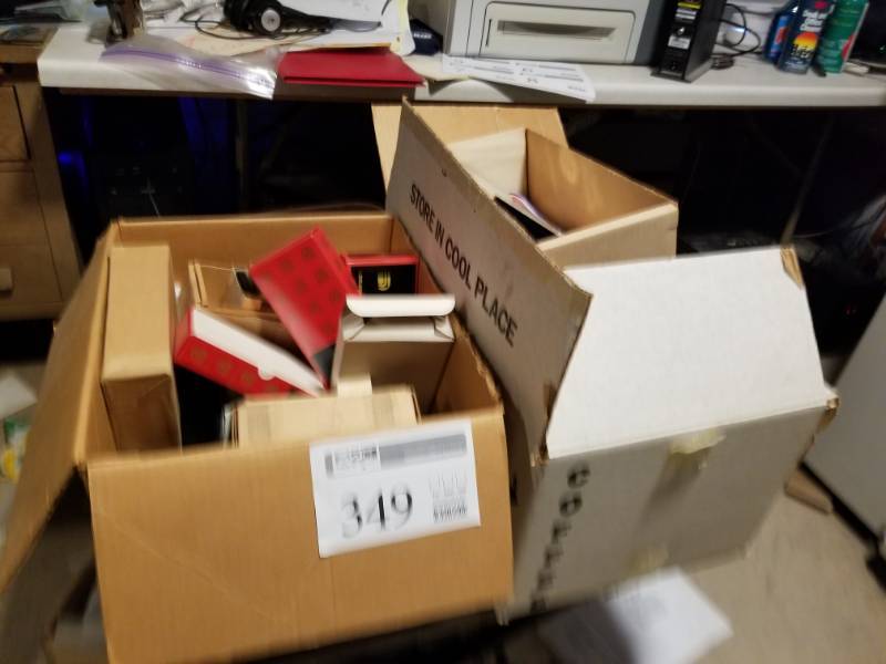 lot 349 image: Large Lot of Coin Presentation Sleeves, Boxes and Roll Paper