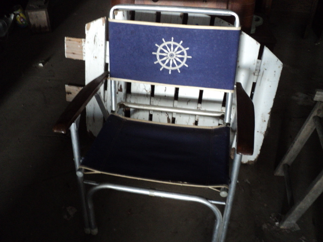 outdoor chair with ship dcor...