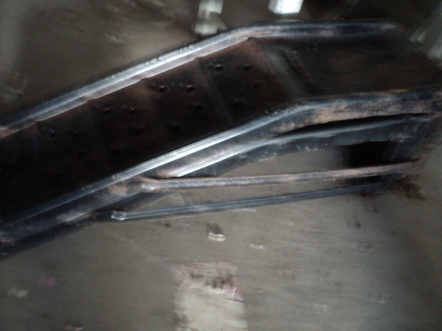 set of metal car ramps...