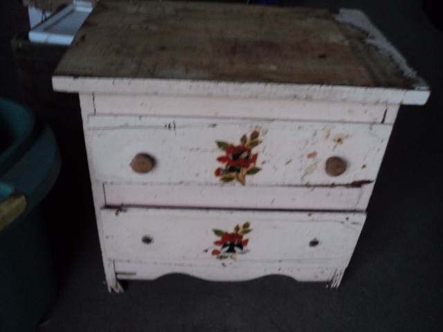 vintage nightstand...