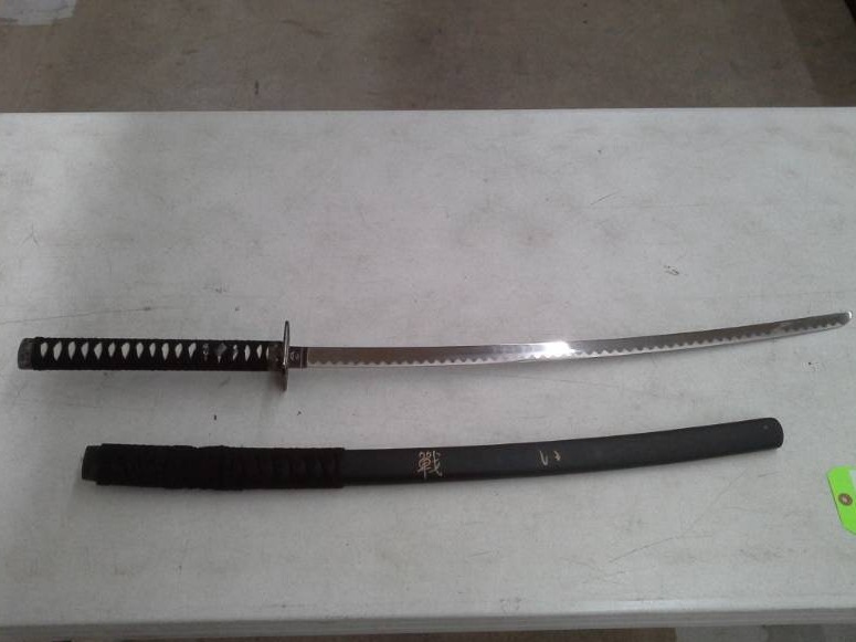 lot 107 image: Ninja Katana with Sheath