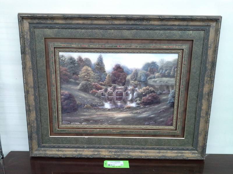 lot 303 image: Stourhead Gardens Painting