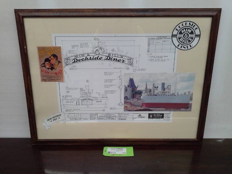 lot 305 image: Walt Disney Dockside Diner Renderings
