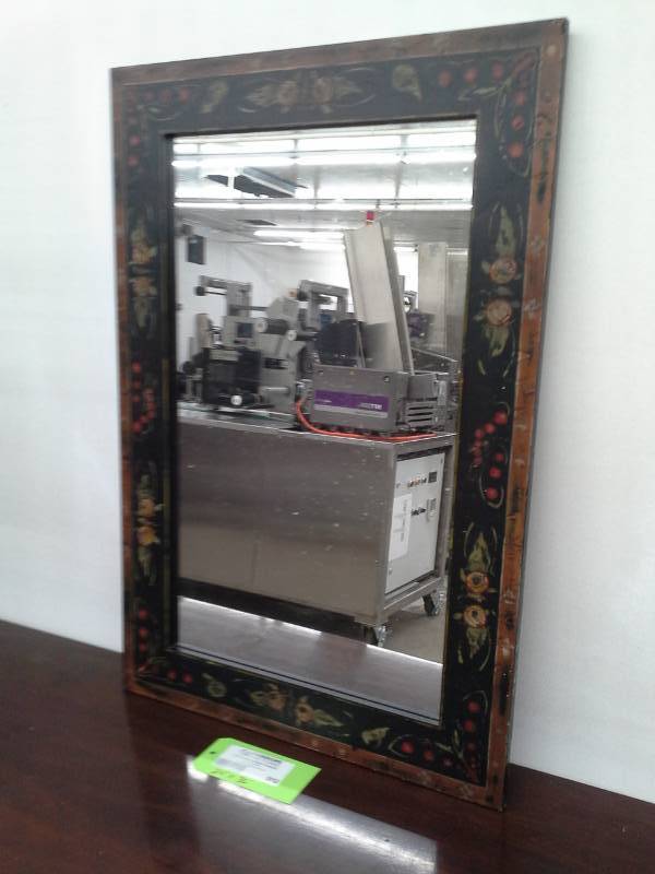 lot 312 image: Hand-painted Mirror
