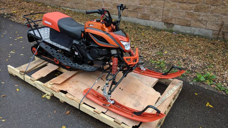 lot 1 image: 2017 Irbis T150 Snowmobile