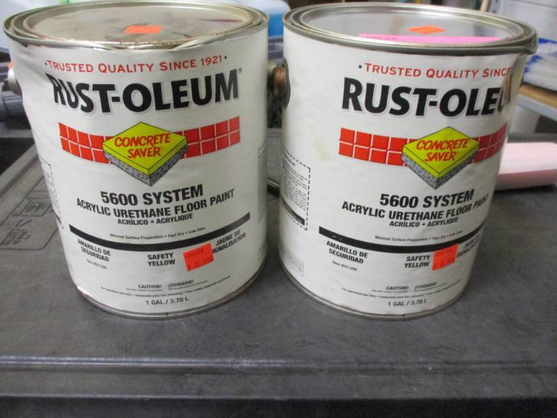 lot 5 image: Safety Yellow 5600 System Acrylic Urethane Floor Paint
