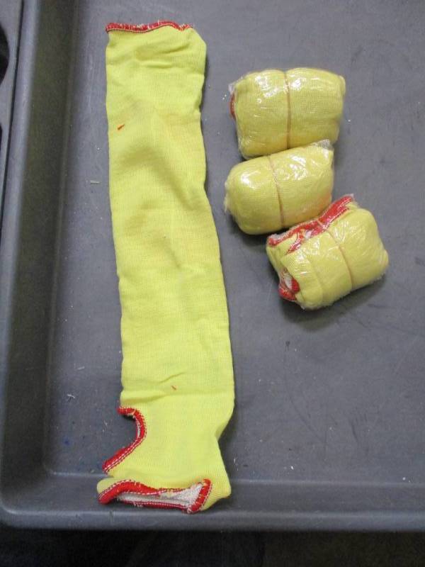 lot 20 image: Yellow Safety sleeve 16in & 17in sleeve