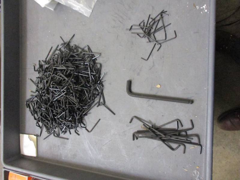 lot 27 image: Hex key lot