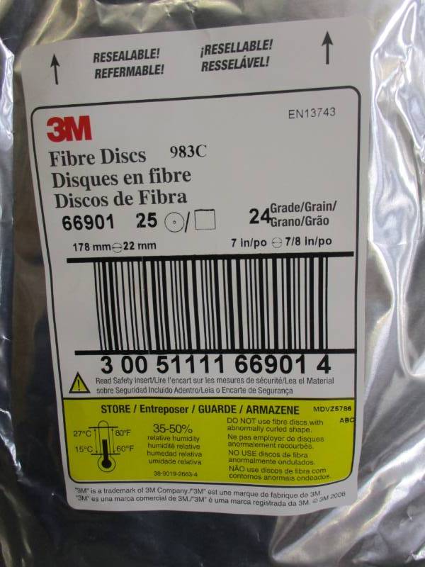lot 70 image: 3M 983C 7 Fibre Discs