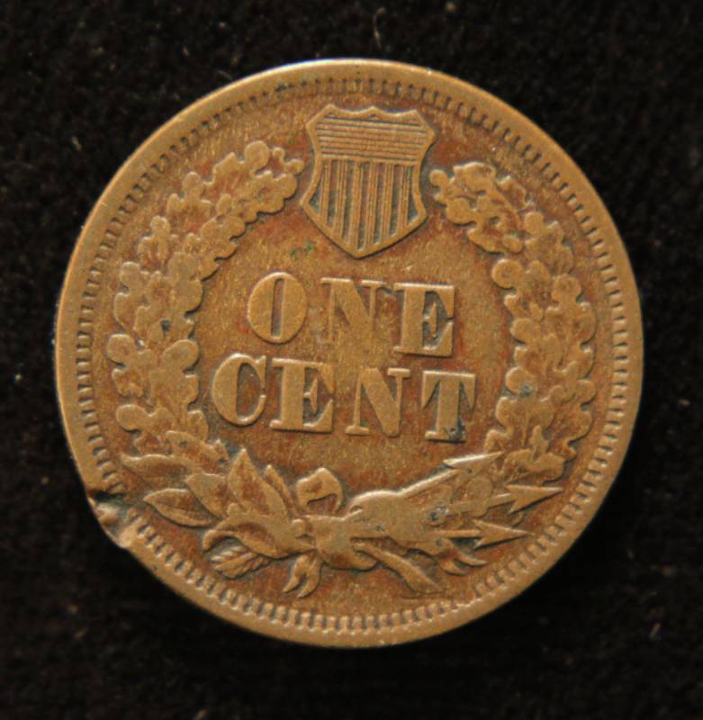 1869 INDIAN HEAD CENT FINE BETTER DATE COIN