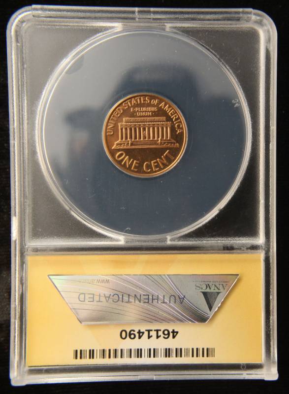 1962 PROOF LINCOLN MEMORIAL CENT PF67 RED ANACS HIGH GRADE COIN
