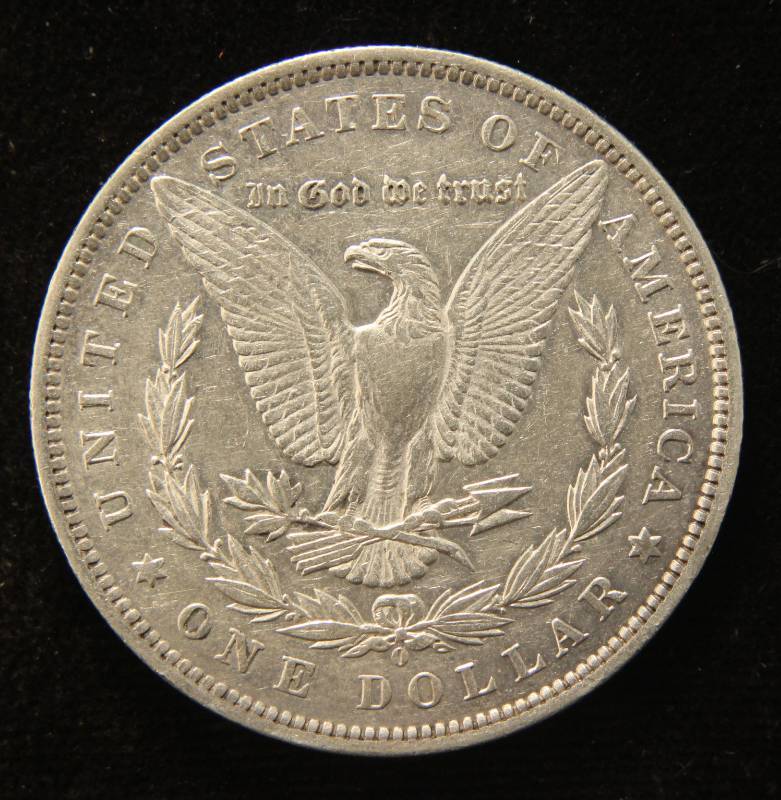 1883-O MORGAN SILVER DOLLAR AU