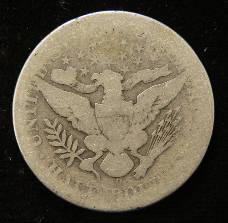 1897-O BARBER SILVER HALF DOLLAR BETTER DATE COIN