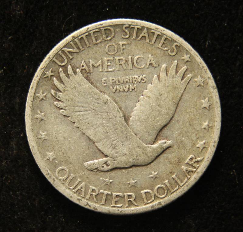 1929 STANDING LIBERTY SILVER QUARTER VF