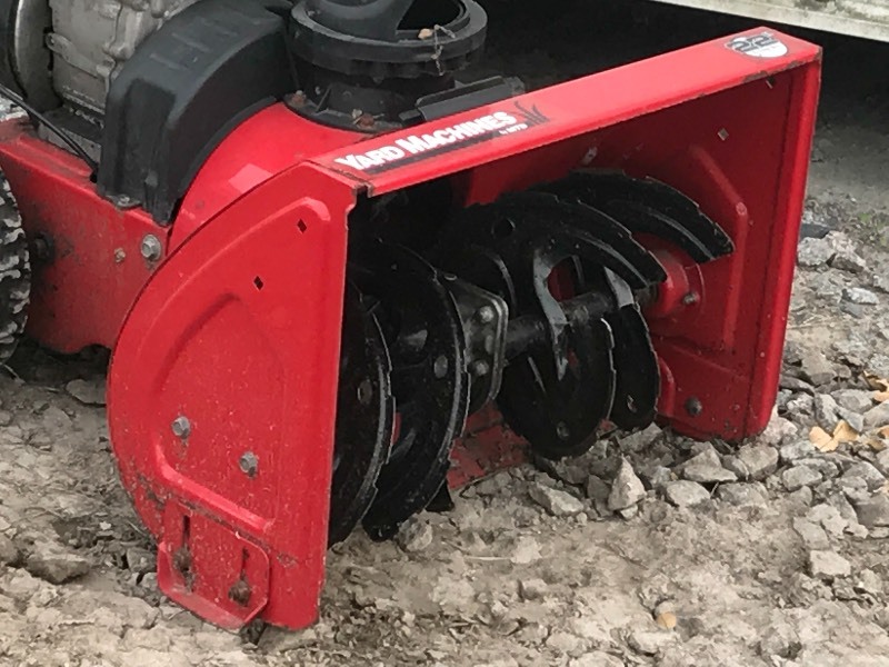 lot 7 image: Yard Machines Snow Blower