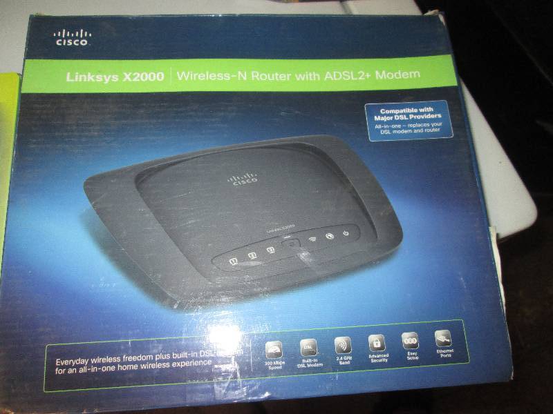 cisco x2000 wireless router...