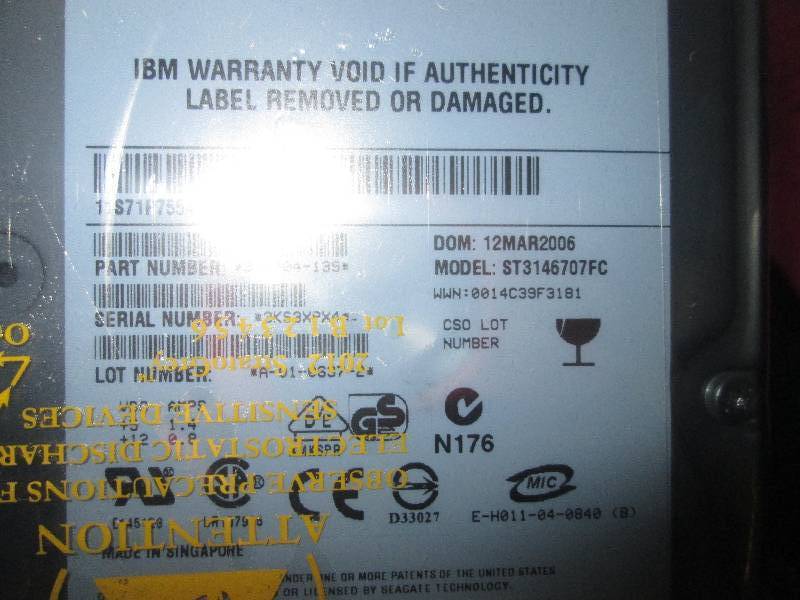 IBM 146 gb HD x2...