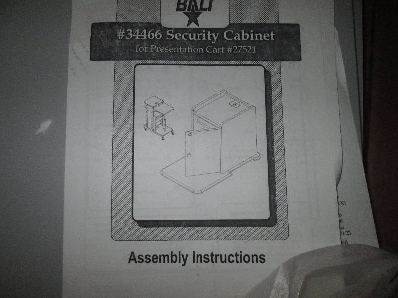 Balt security cabinet ...
