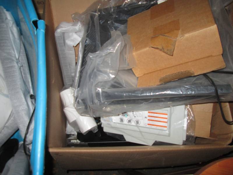 lot of 6 boxes of misc items see pi...