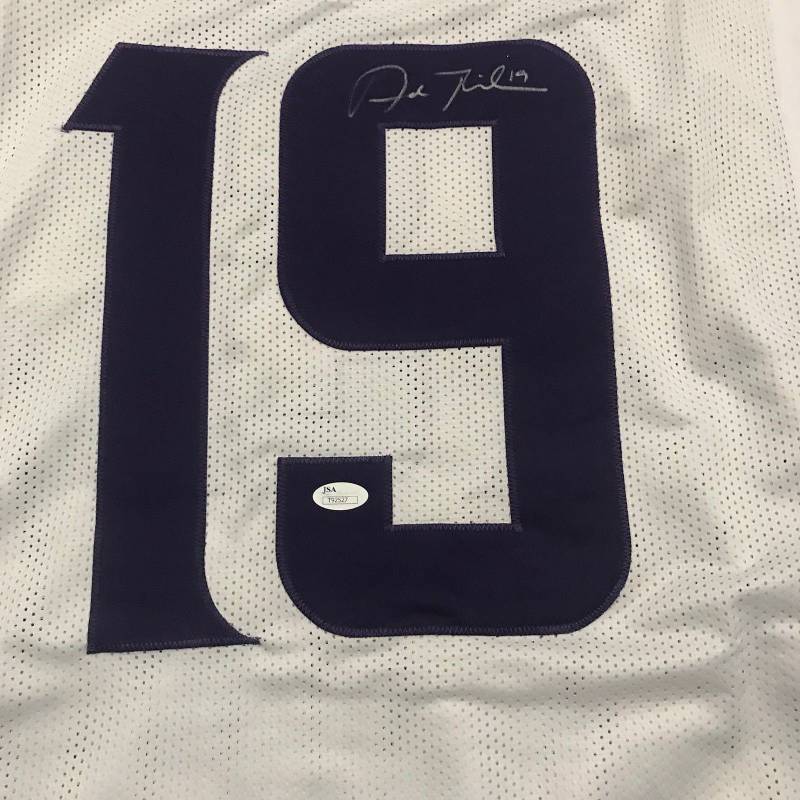 Adam Thielen Signed White Jersey (JSA COA)