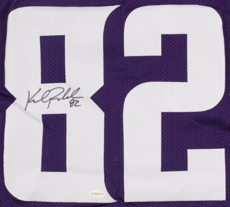 Kyle Ruldoph Signed Vikings Jersey (TSE COA)