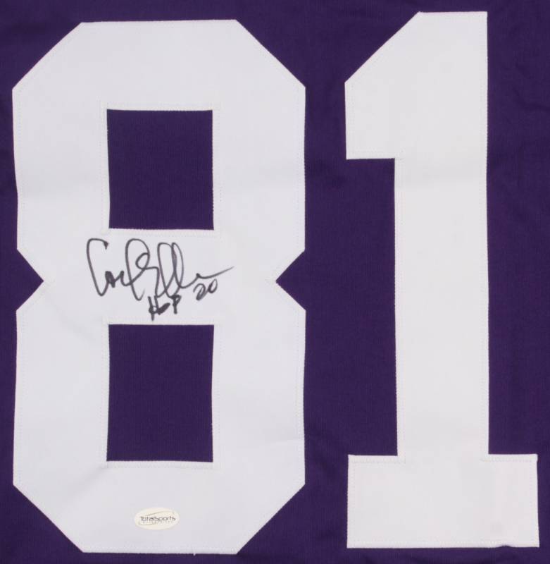 Carl Eller Signed Vikings Jersey Inscribed HOF 04 (TSE COA)