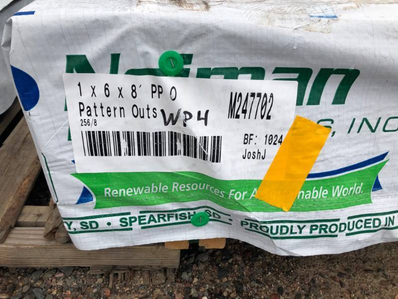 1x6x8 Ponderosa Pine Tongue and Groove Outs
