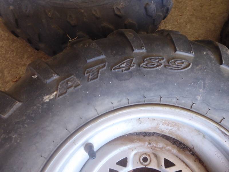 lot 20 image: Complete Set of 4 ATV Tires with Rims