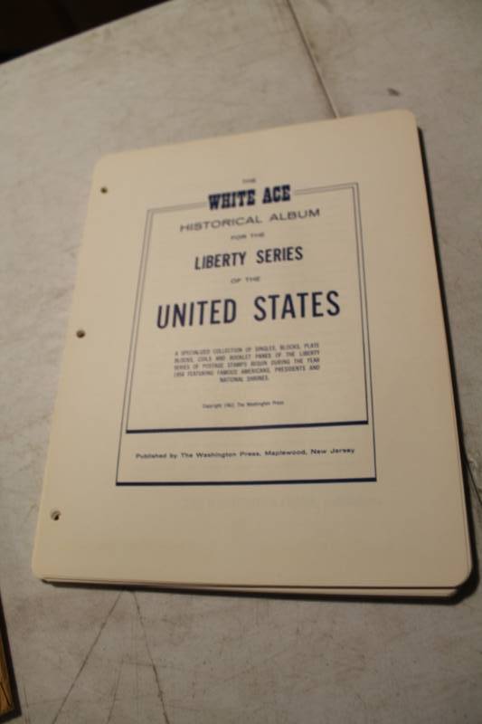 lot 6 image: White Ace Historical Album Liberty Series of the United States Collection