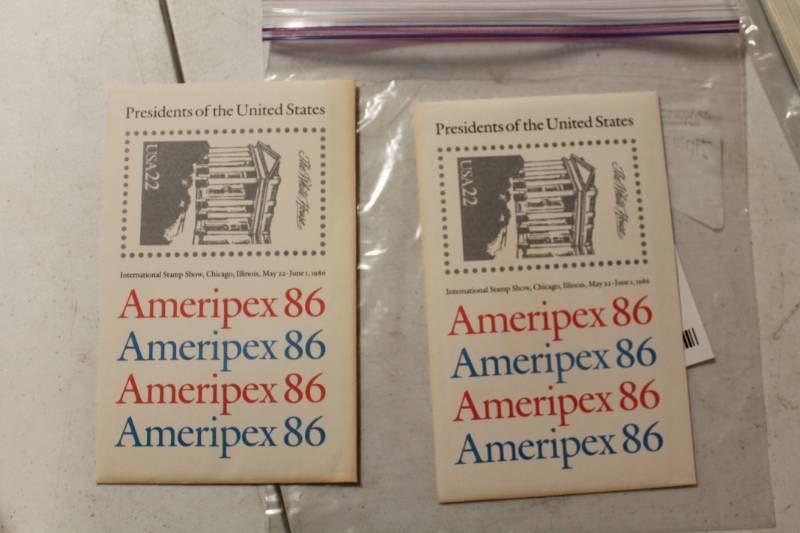 lot 85 image: Ameripex 86 Presidents of the United States Collections