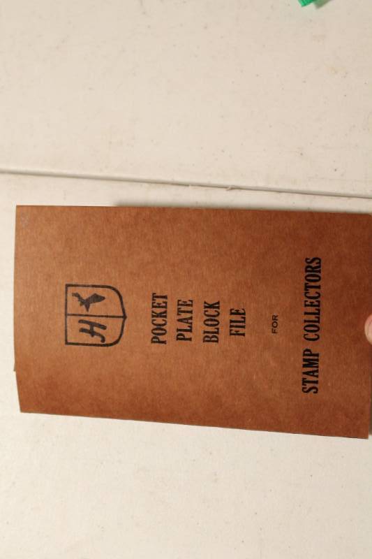 lot 20 image: Pocket Plate Mint Block File Book - Mariner, Skylab, Banking, Viking, And More
