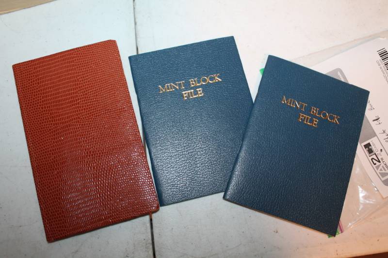 lot 86 image: Lot of (3) Mint Block File Books