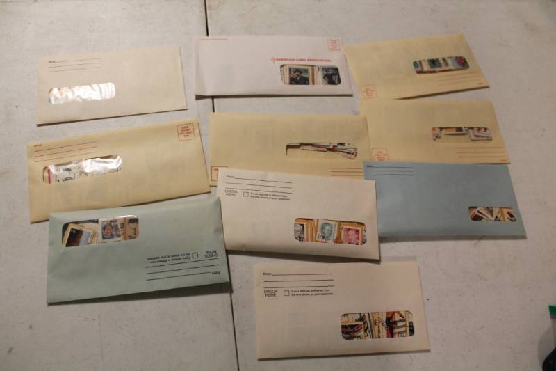 lot 25 image: Lot of (10) Envelopes of Used Stamps