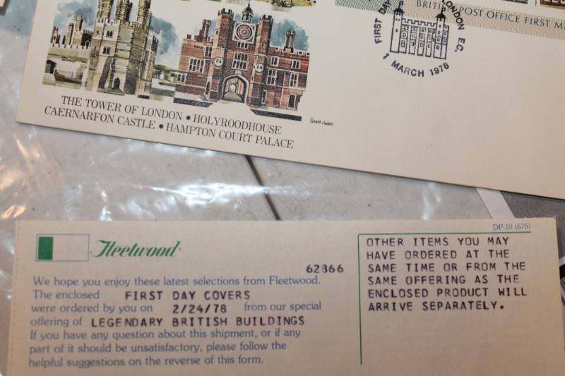 lot 61 image: Legendary British Buildings First Day Covers Collection