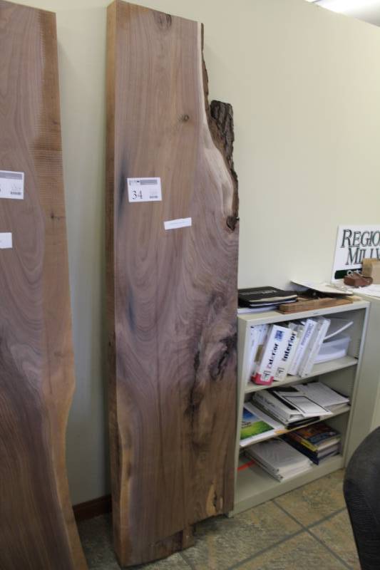 lot 34 image: Walnut Slab