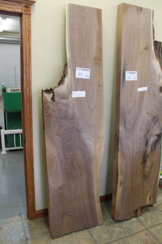 lot 35 image: Walnut Slab