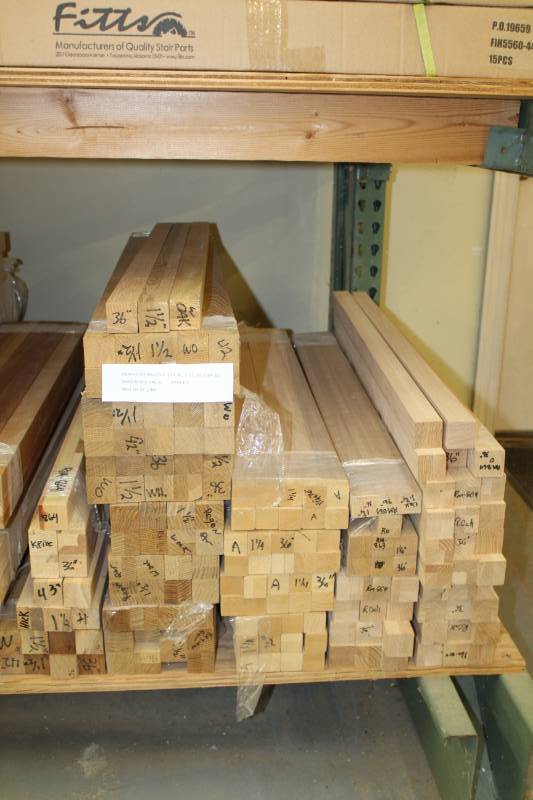 lot 56 image: Square Stair Balusters