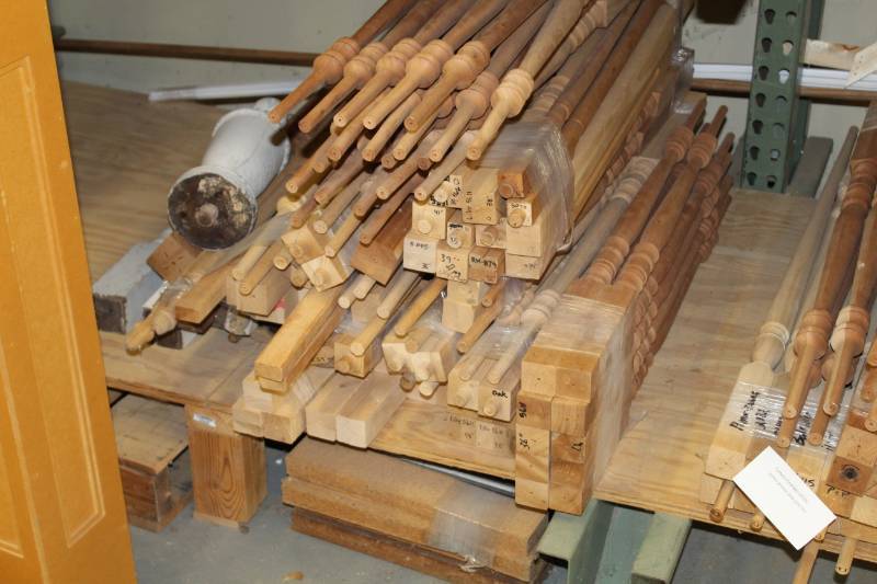 lot 53 image: Turned Stair Balusters