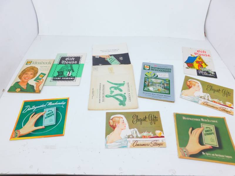 lot 12 image: Vintage S & H (The Sperry and Hutchinson) Company Green Stamps Merchandise Catalogs
