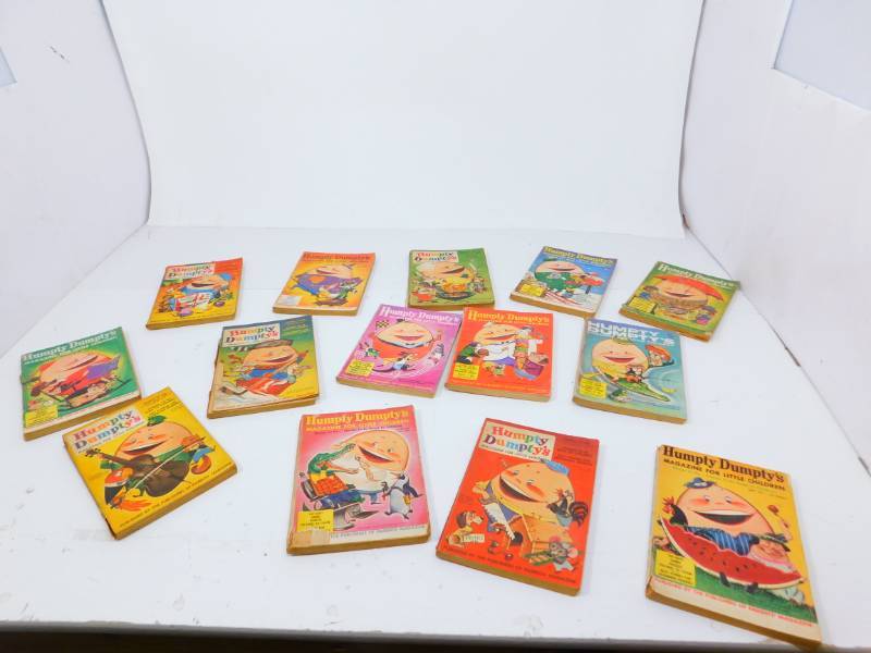 lot 14 image: Fifteen Vintage Humpty Dumptys Magazines For Little Children