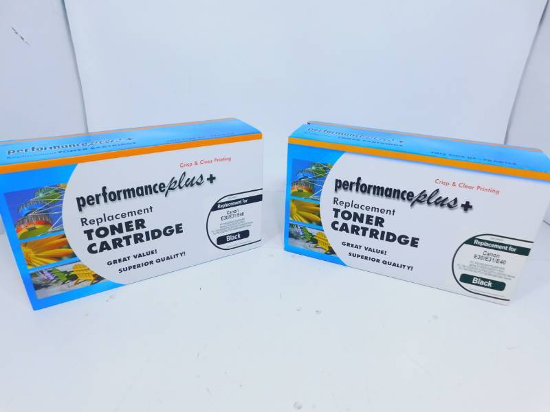 lot 64 image: Two Performance Plus Replacement Toner Cartridge