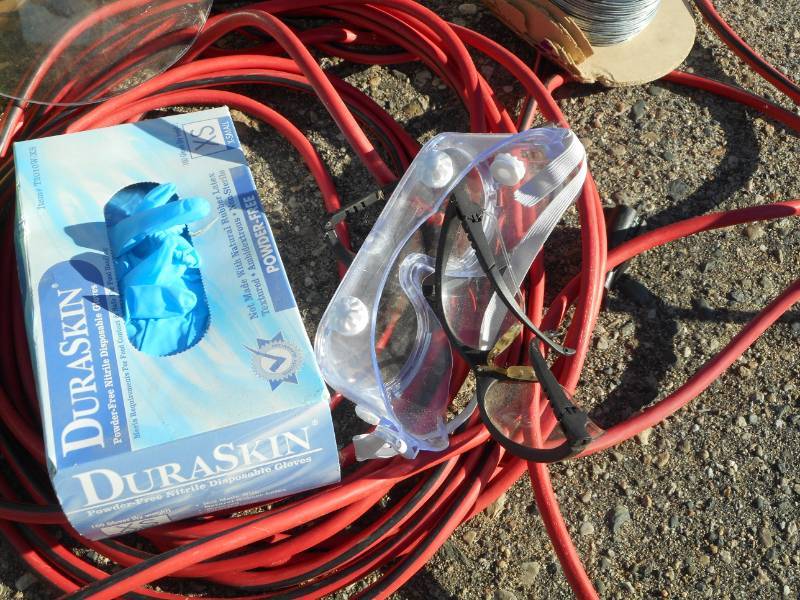 Box of Assorted Garage Items